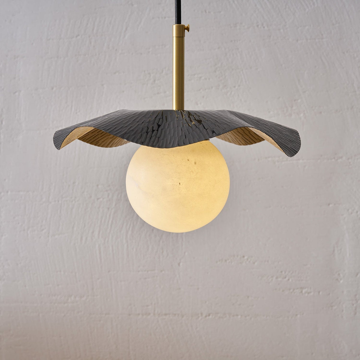 Orviano wisząca lampa z alabastrem