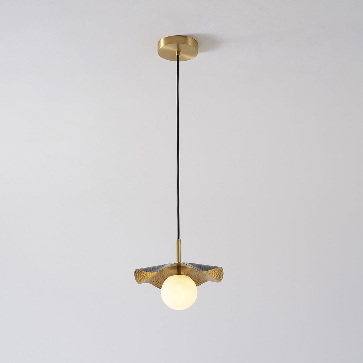 Orviano wisząca lampa z alabastrem