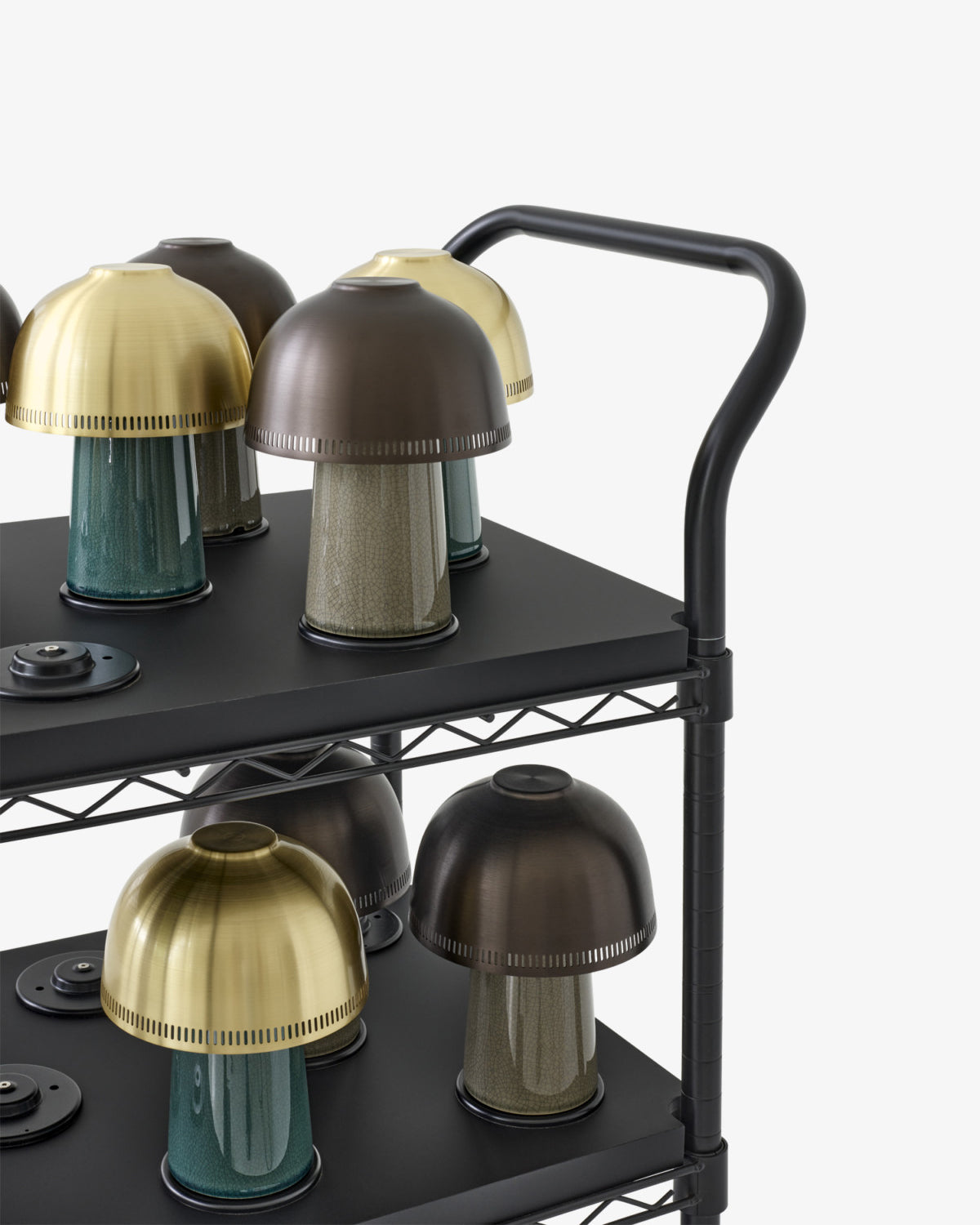 Lampa stołowa Raku z ceramiką
