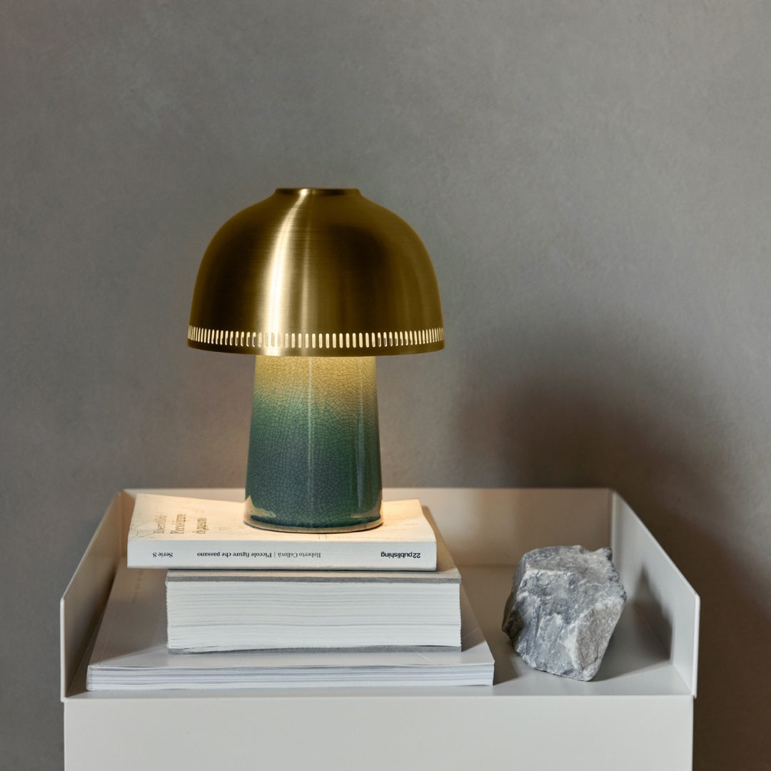 Lampa stołowa Raku z ceramiką