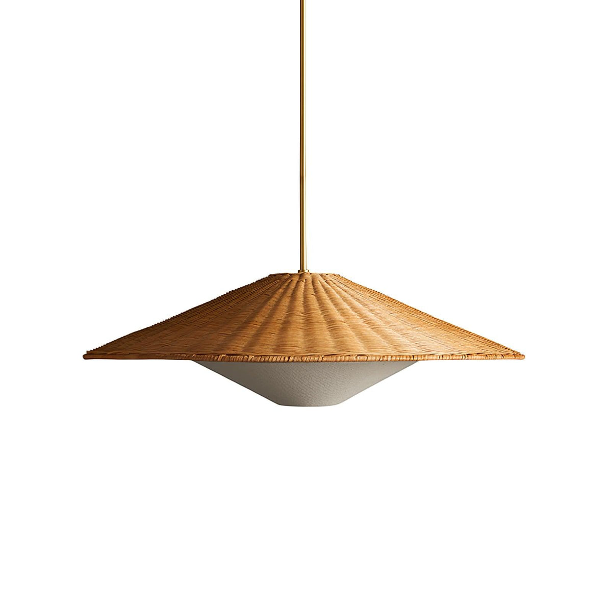 Kocan Rattan minimalistyczna lampa wisząca