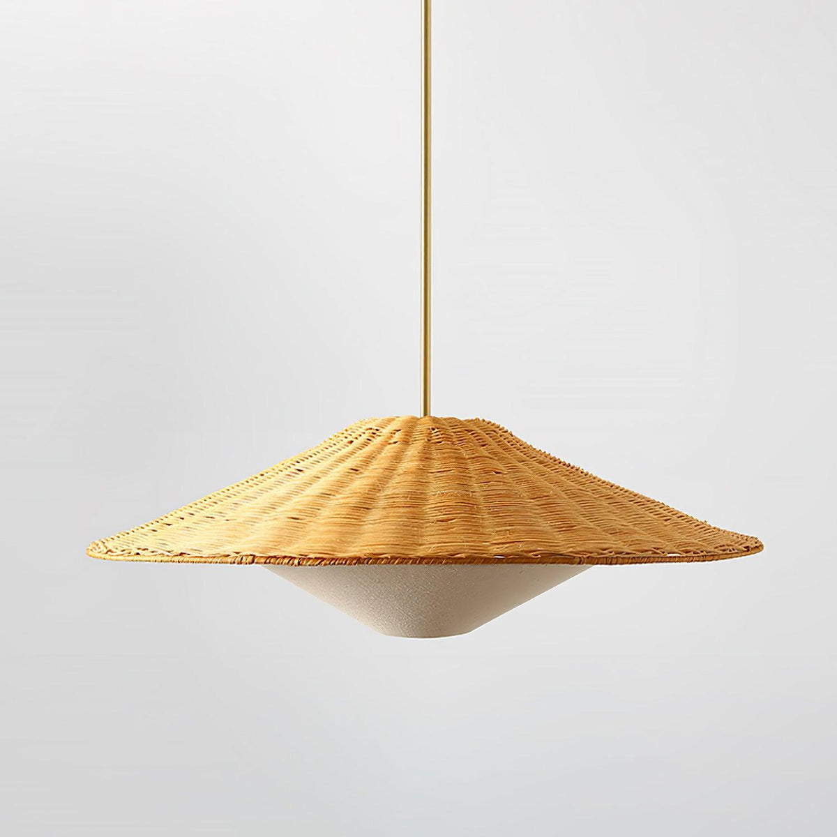 Kocan Rattan minimalistyczna lampa wisząca