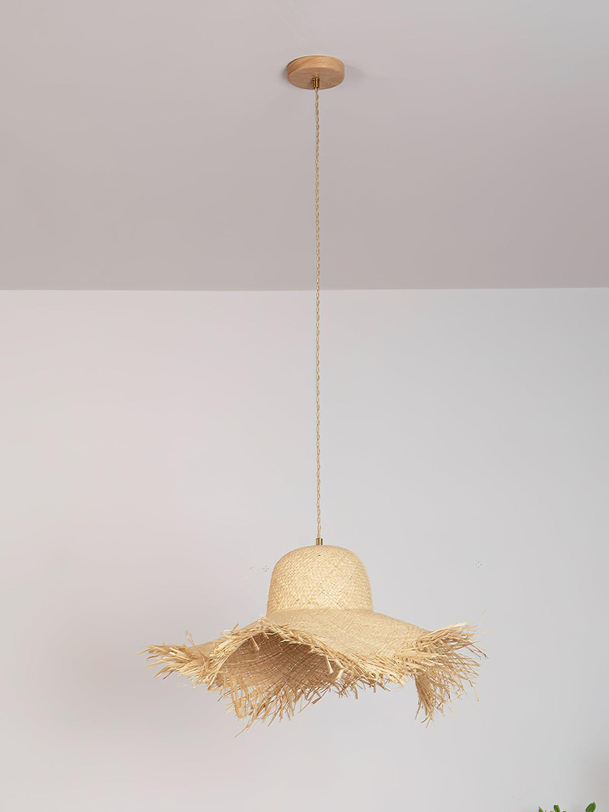 Vocan lampa wisząca w stylu vintage z płótna