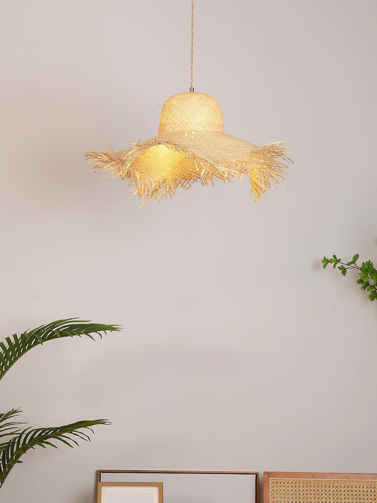Vocan lampa wisząca w stylu vintage z płótna