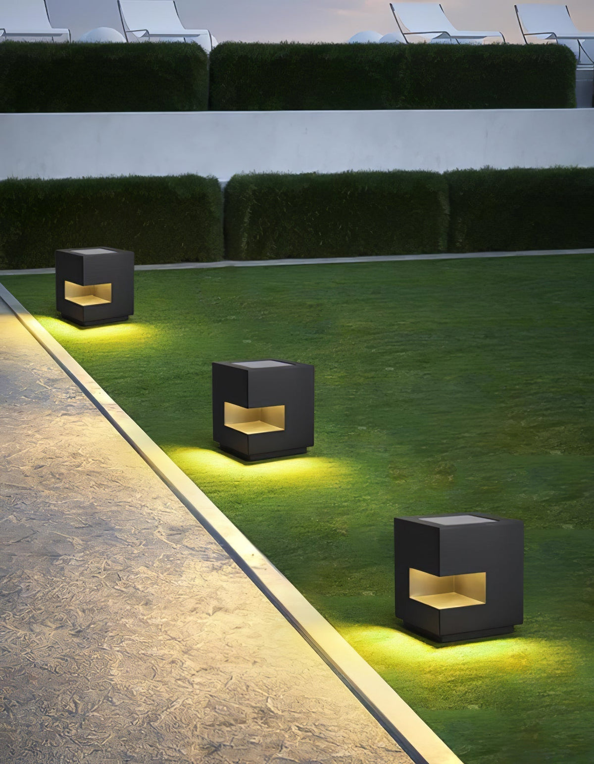 Aki nowoczesna zewnętrzna lampa wisząca z akrylu