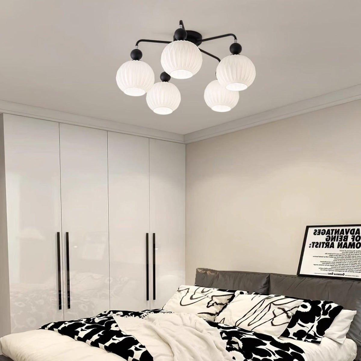 Viphaan nordycka lampa sufitowa z ceramiki