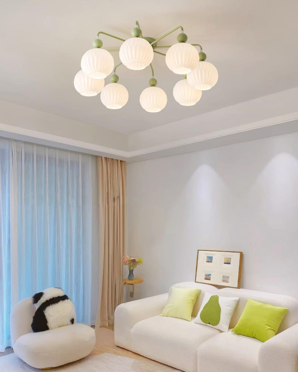 Viphaan nordycka lampa sufitowa z ceramiki