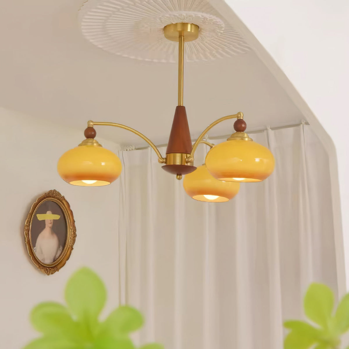 Charlotte Retro Żyrandol