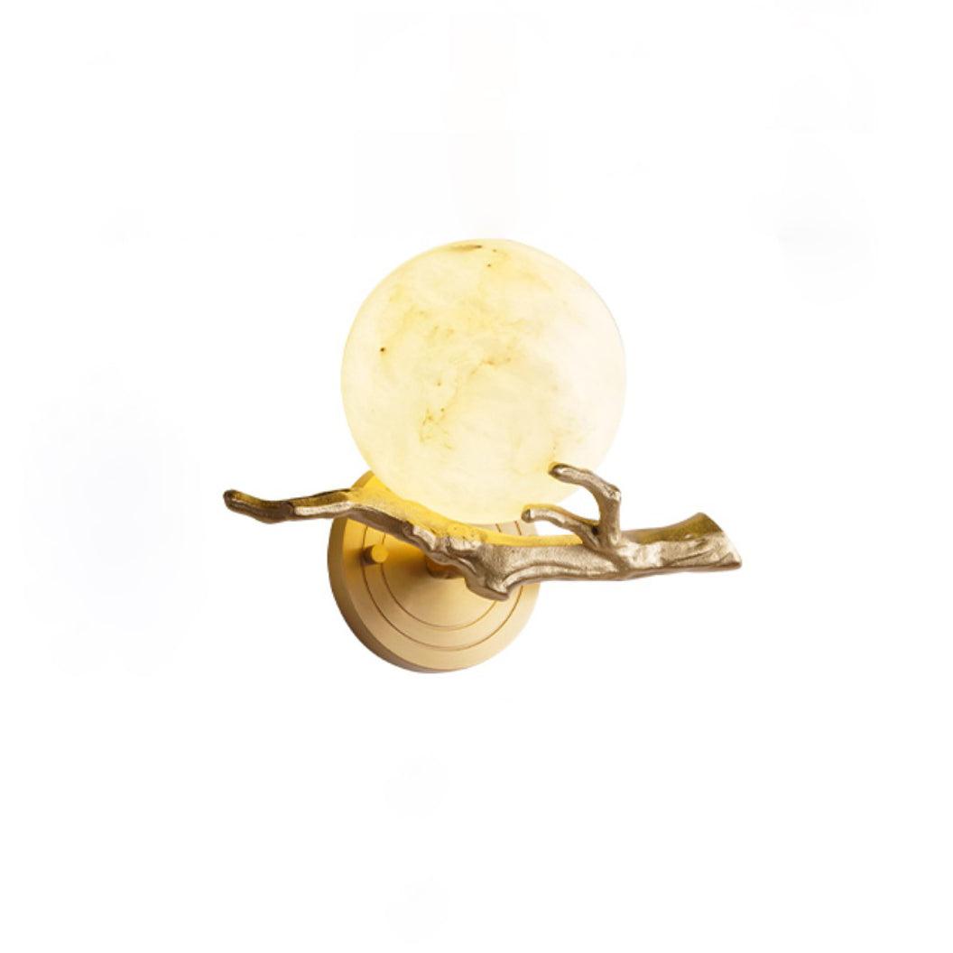Erixa Retro Twigs Brass Marble Kinkiet