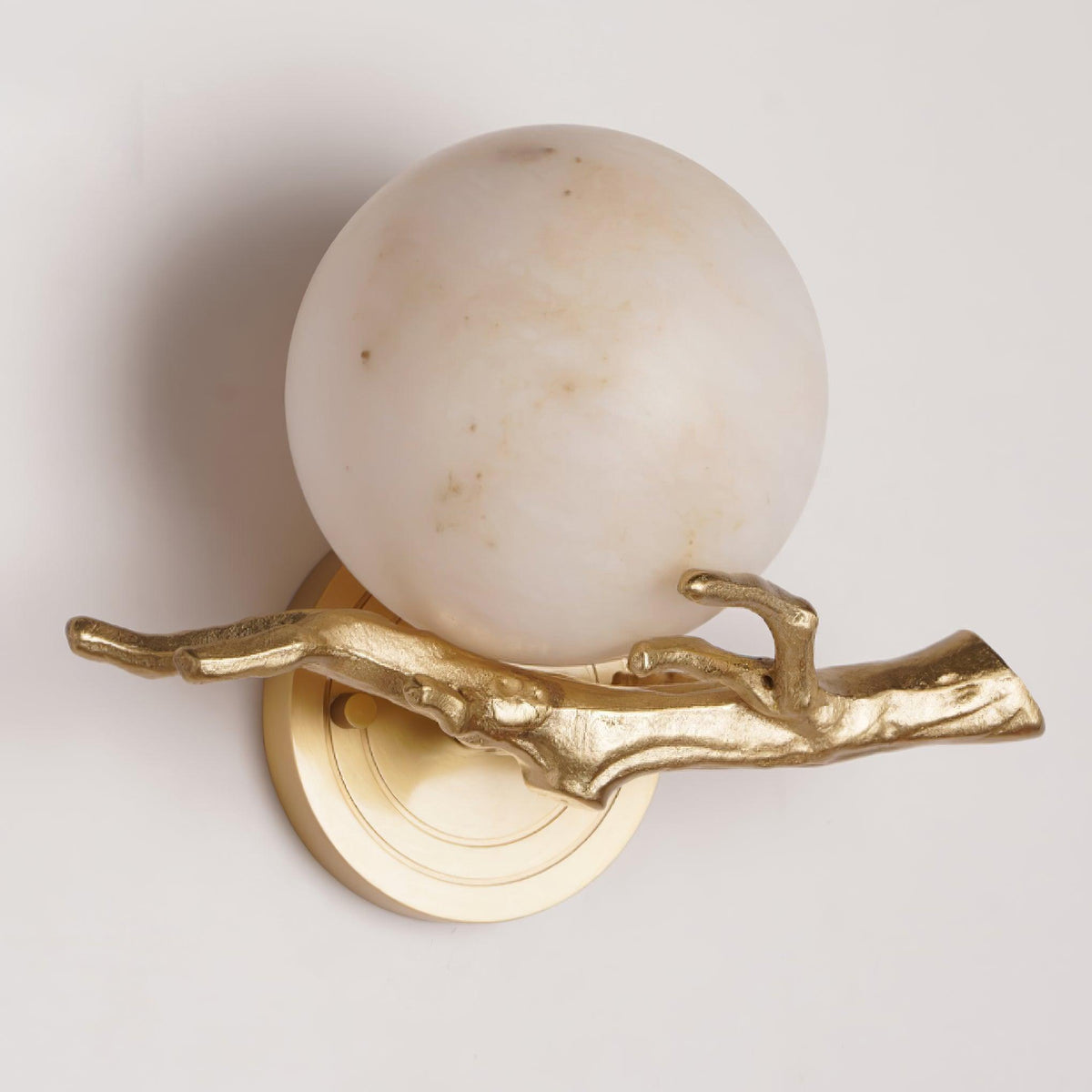 Erixa Retro Twigs Brass Marble Kinkiet