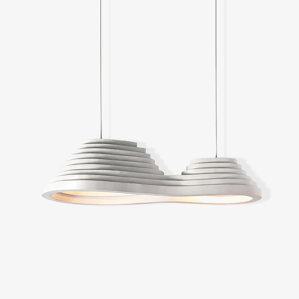 Niruise minimalistyczna lampa wisząca z żywicy