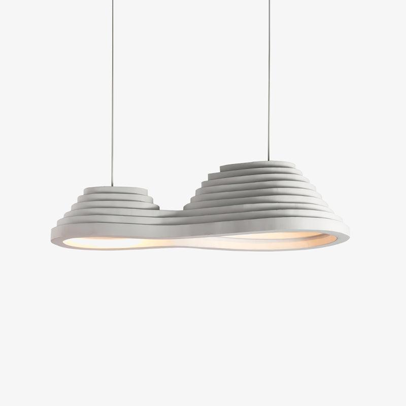 Niruise minimalistyczna lampa wisząca z żywicy