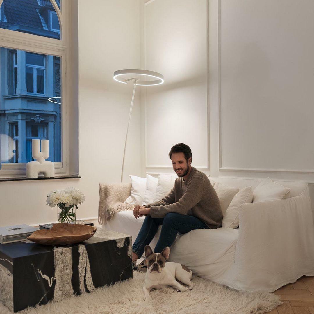 Rondy minimalistyczna lampa stojąca