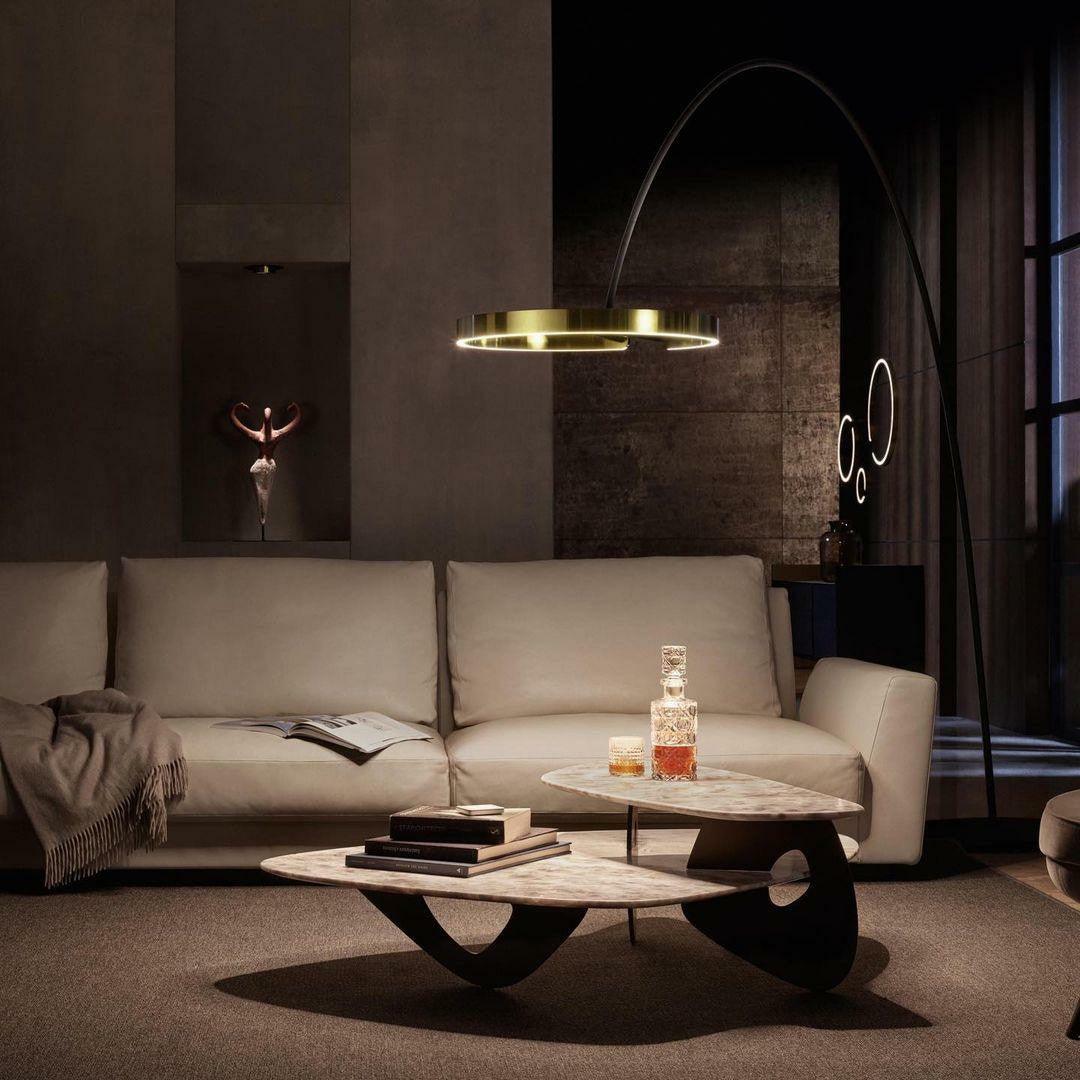 Rondy minimalistyczna lampa stojąca