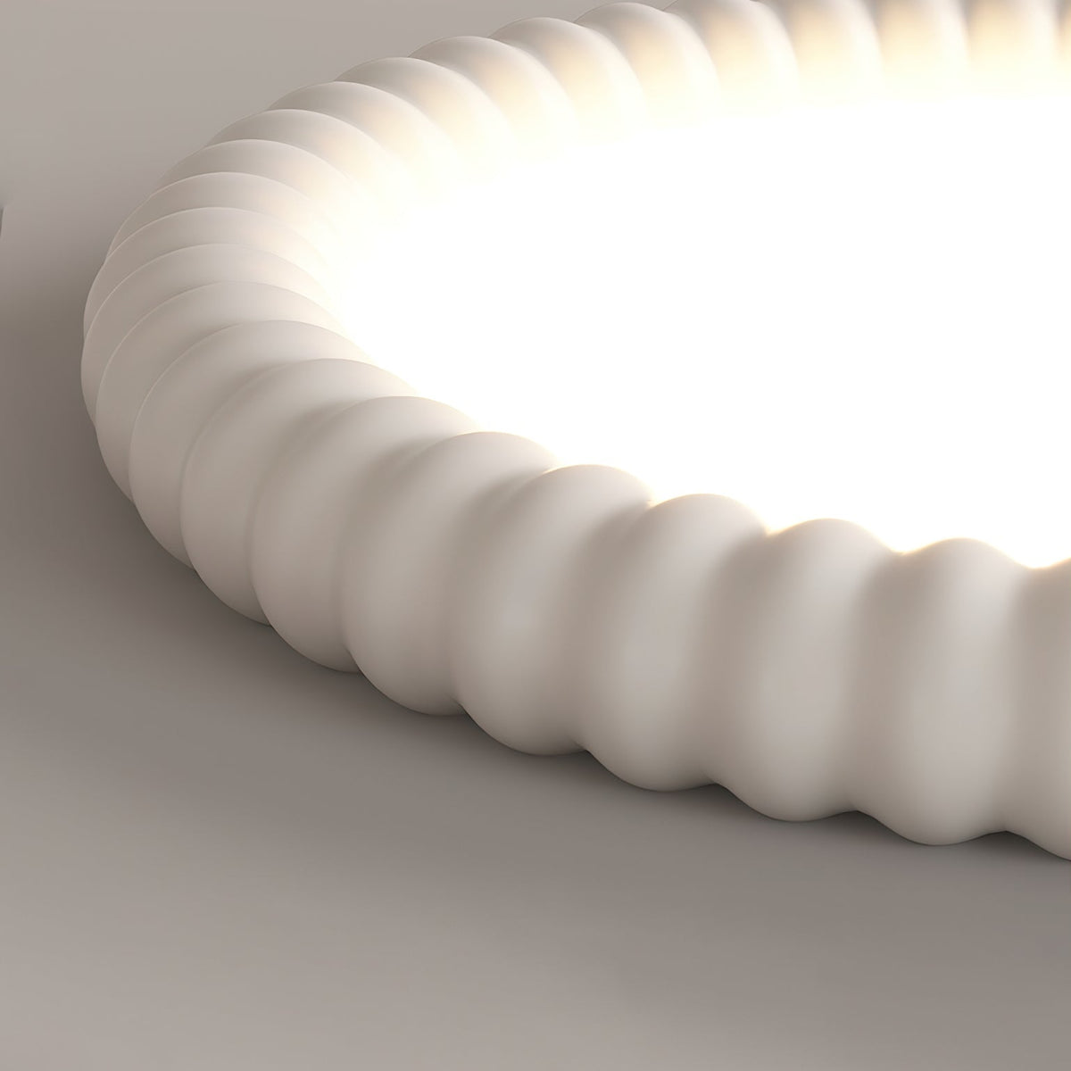 Ulire nordycki żyrandol sufitowy Ripple Resin