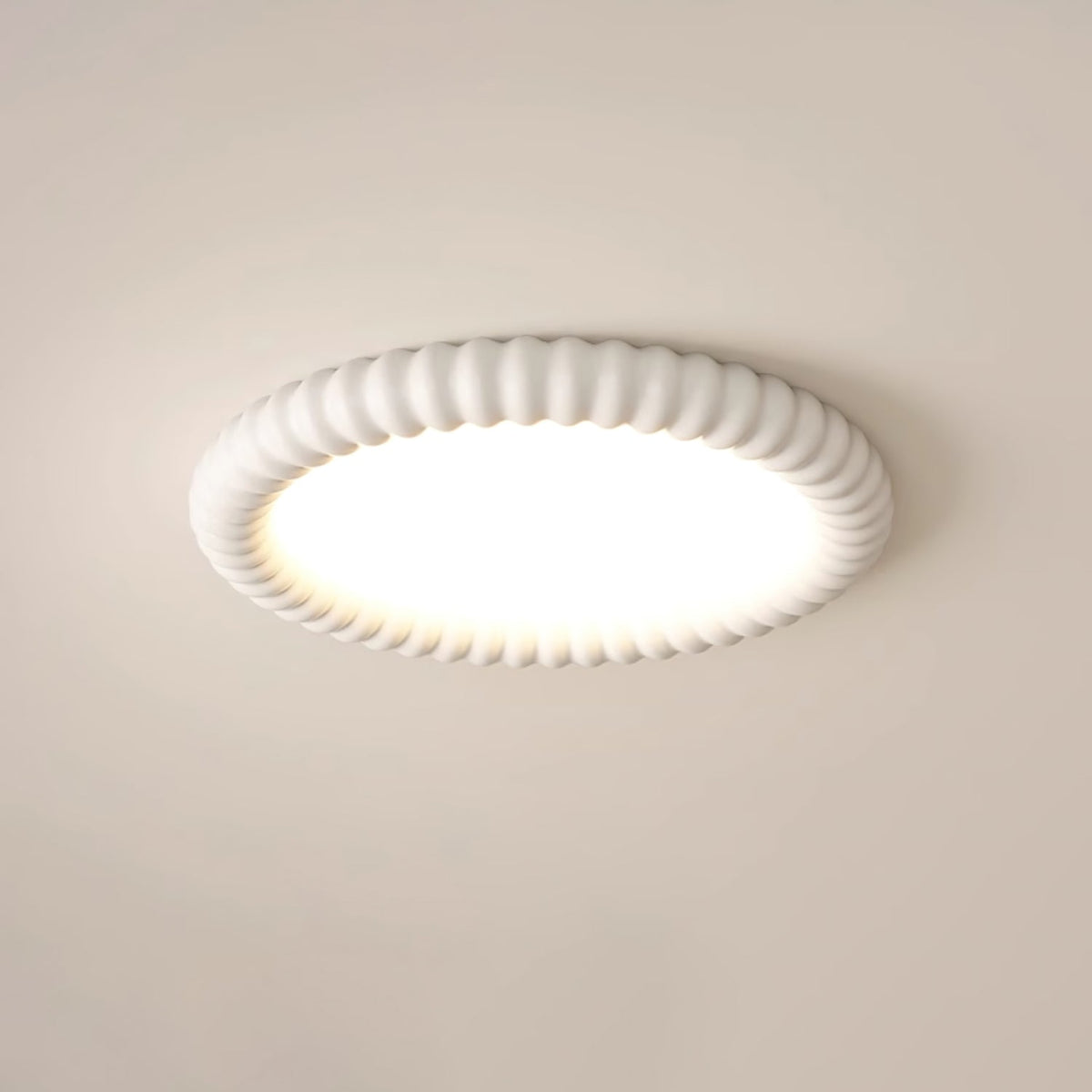 Ulire nordycki żyrandol sufitowy Ripple Resin