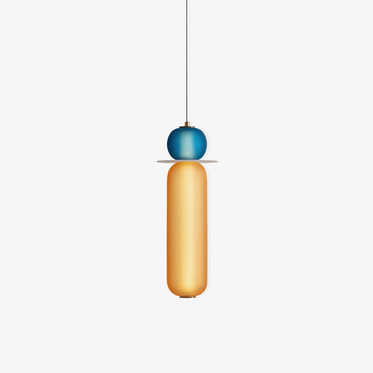 Lioririse lampa wisząca ze szkła kolorowego nowoczesna