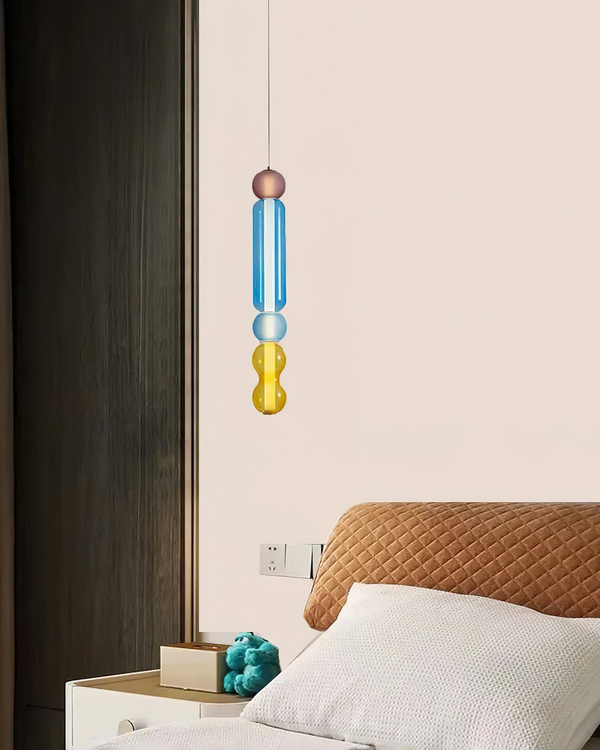 Lioririse lampa wisząca ze szkła kolorowego nowoczesna