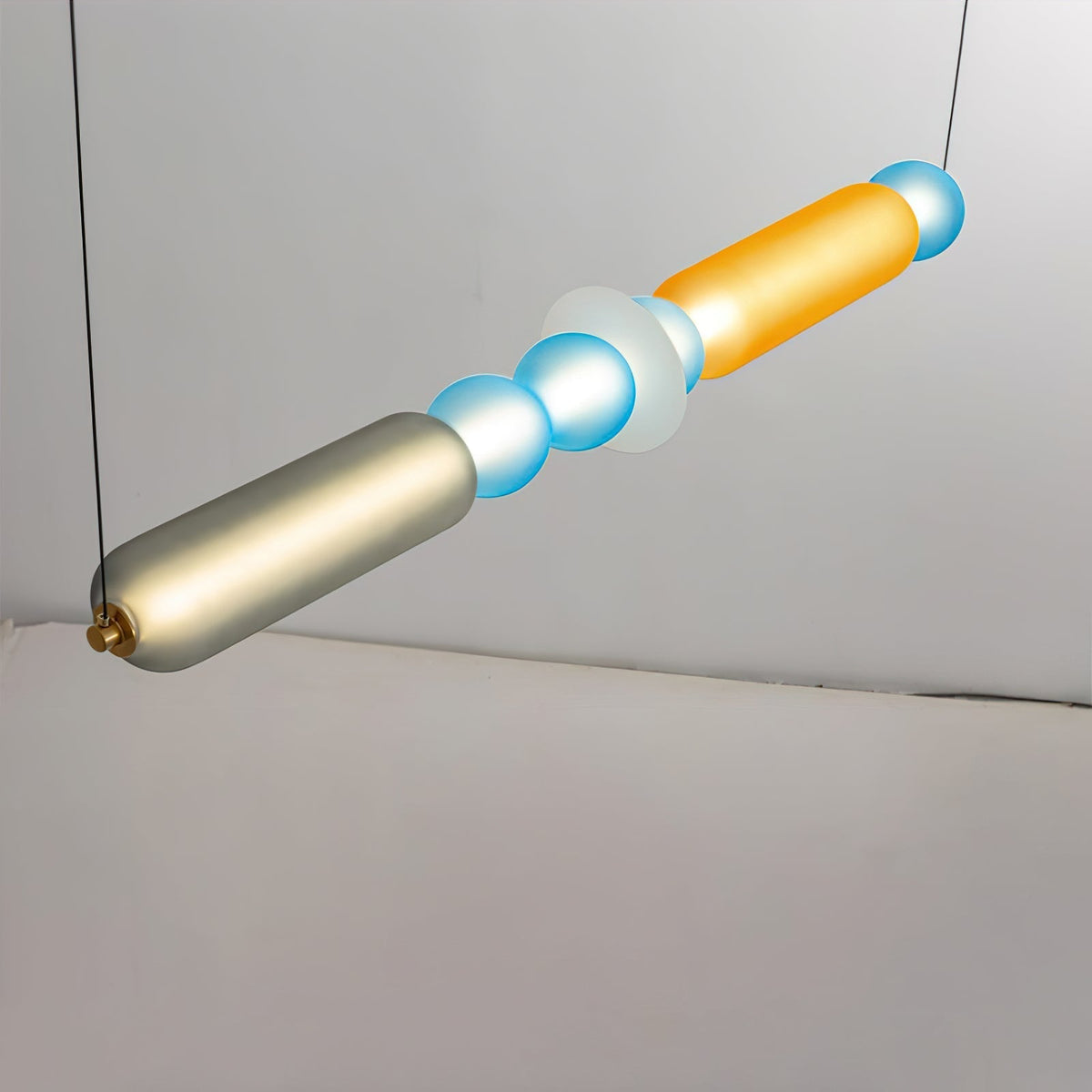 Lioririse lampa wisząca ze szkła kolorowego nowoczesna