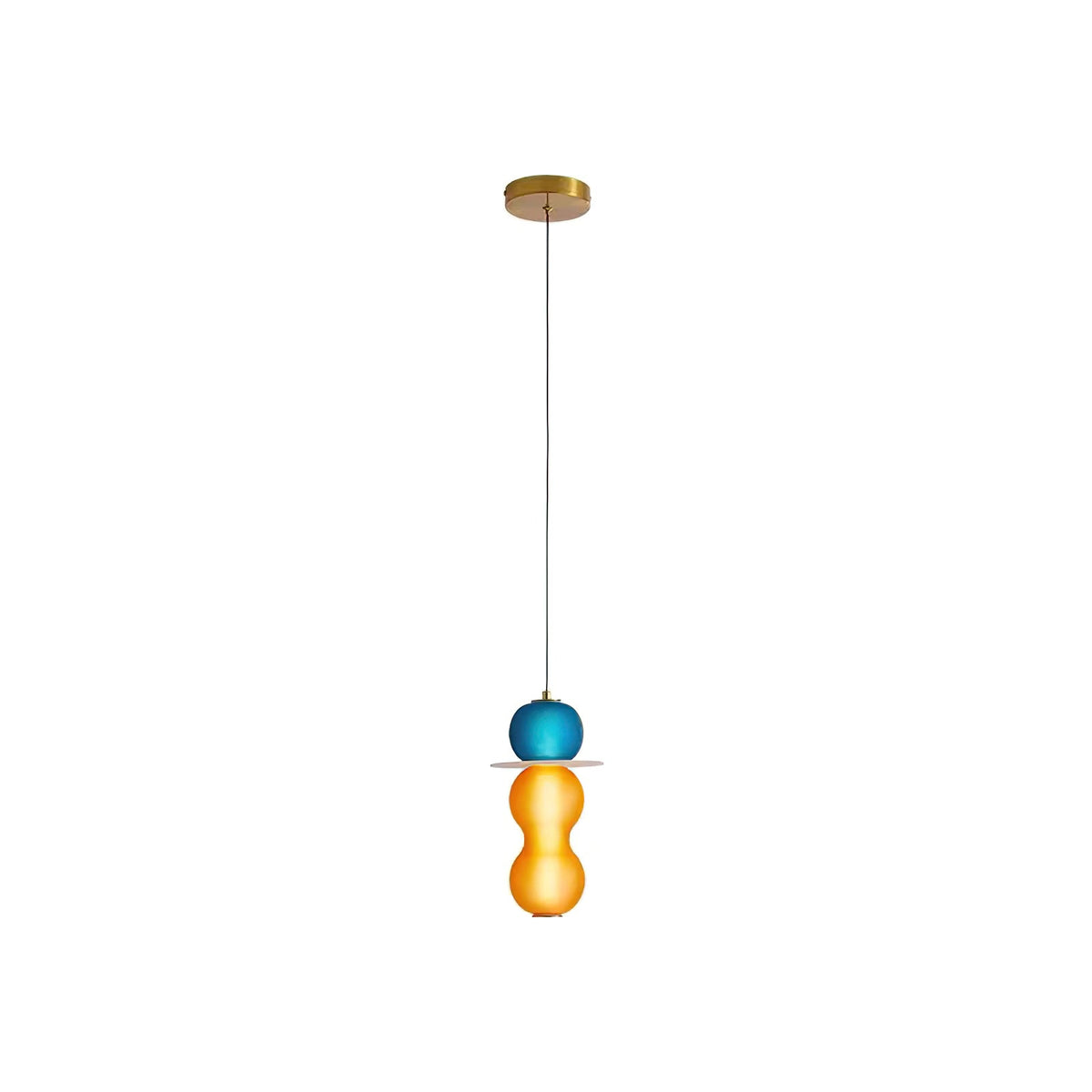 Lioririse lampa wisząca ze szkła kolorowego nowoczesna