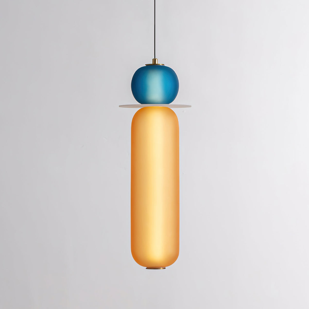 Lioririse lampa wisząca ze szkła kolorowego nowoczesna