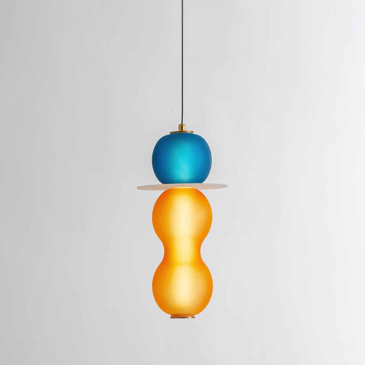 Lioririse lampa wisząca ze szkła kolorowego nowoczesna
