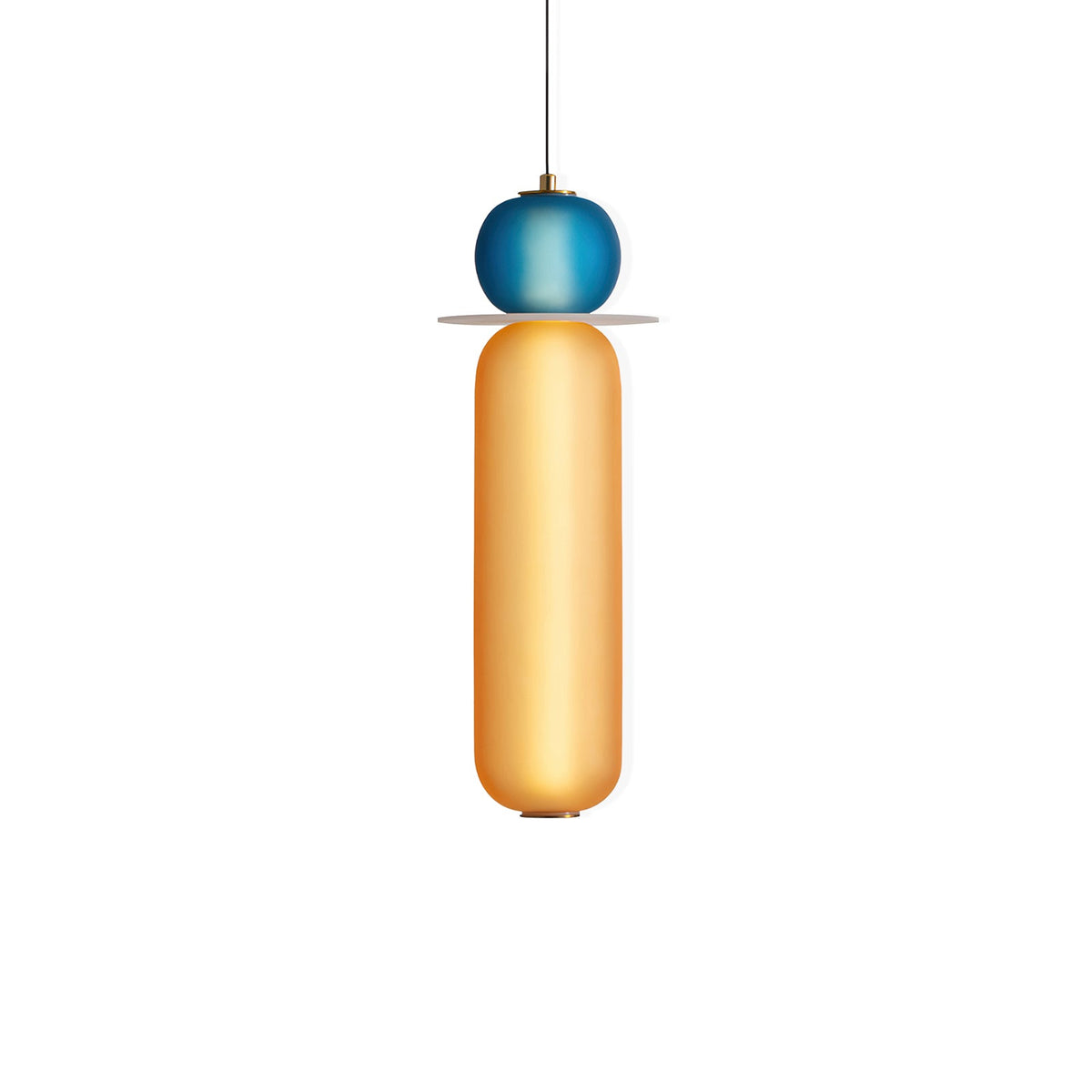 Lioririse lampa wisząca ze szkła kolorowego nowoczesna