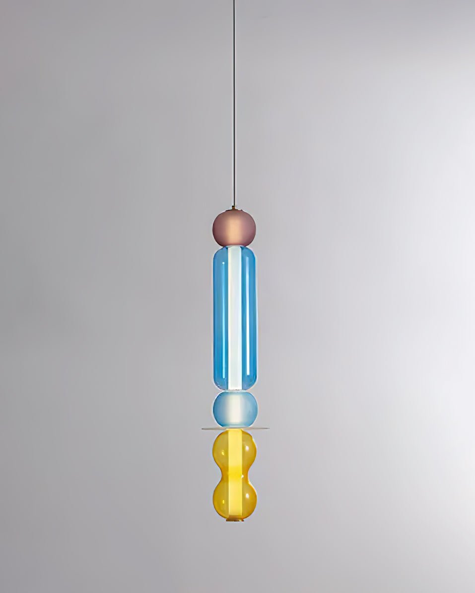 Lioririse lampa wisząca ze szkła kolorowego nowoczesna