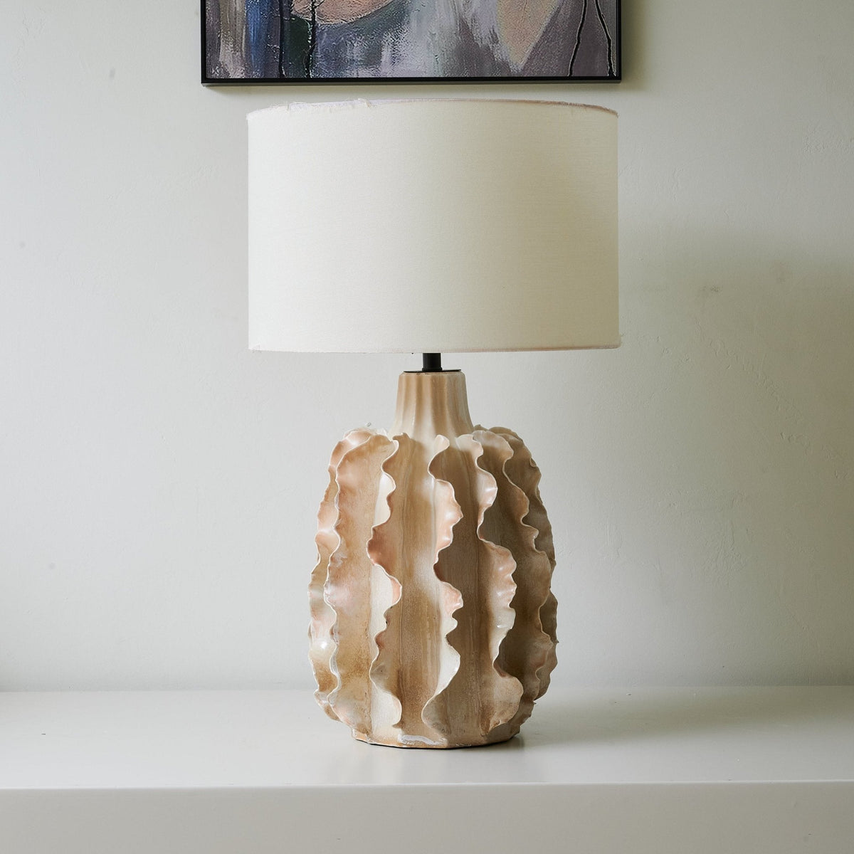 Charles lampa stołowa ze szkła ceramicznego