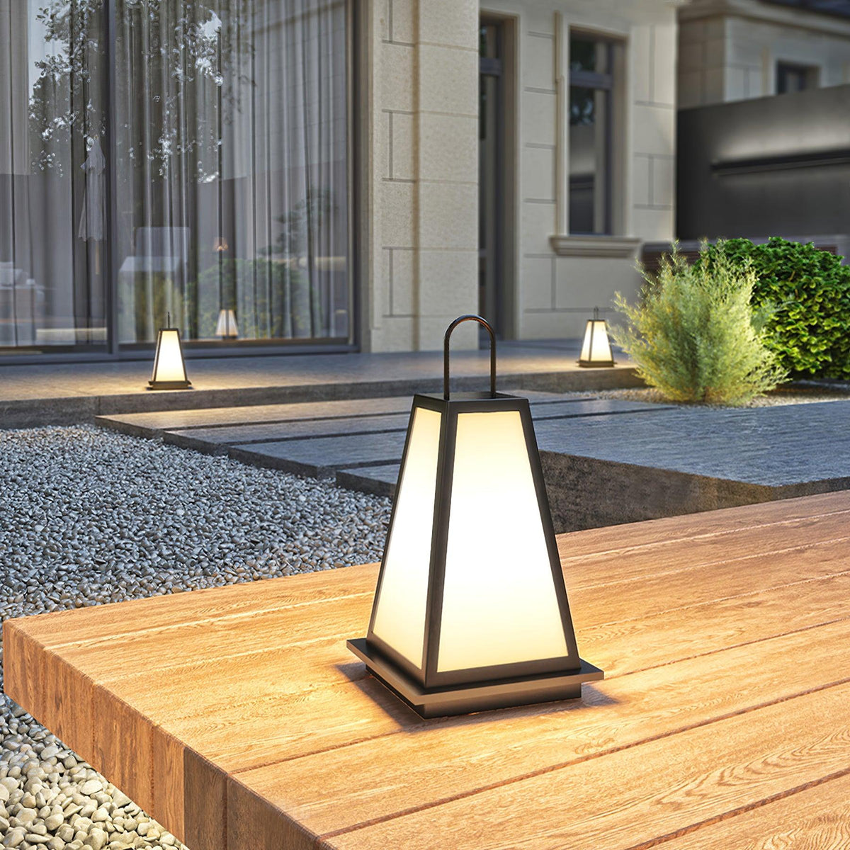 Cilo minimalistyczna zewnętrzna lampa stojąca