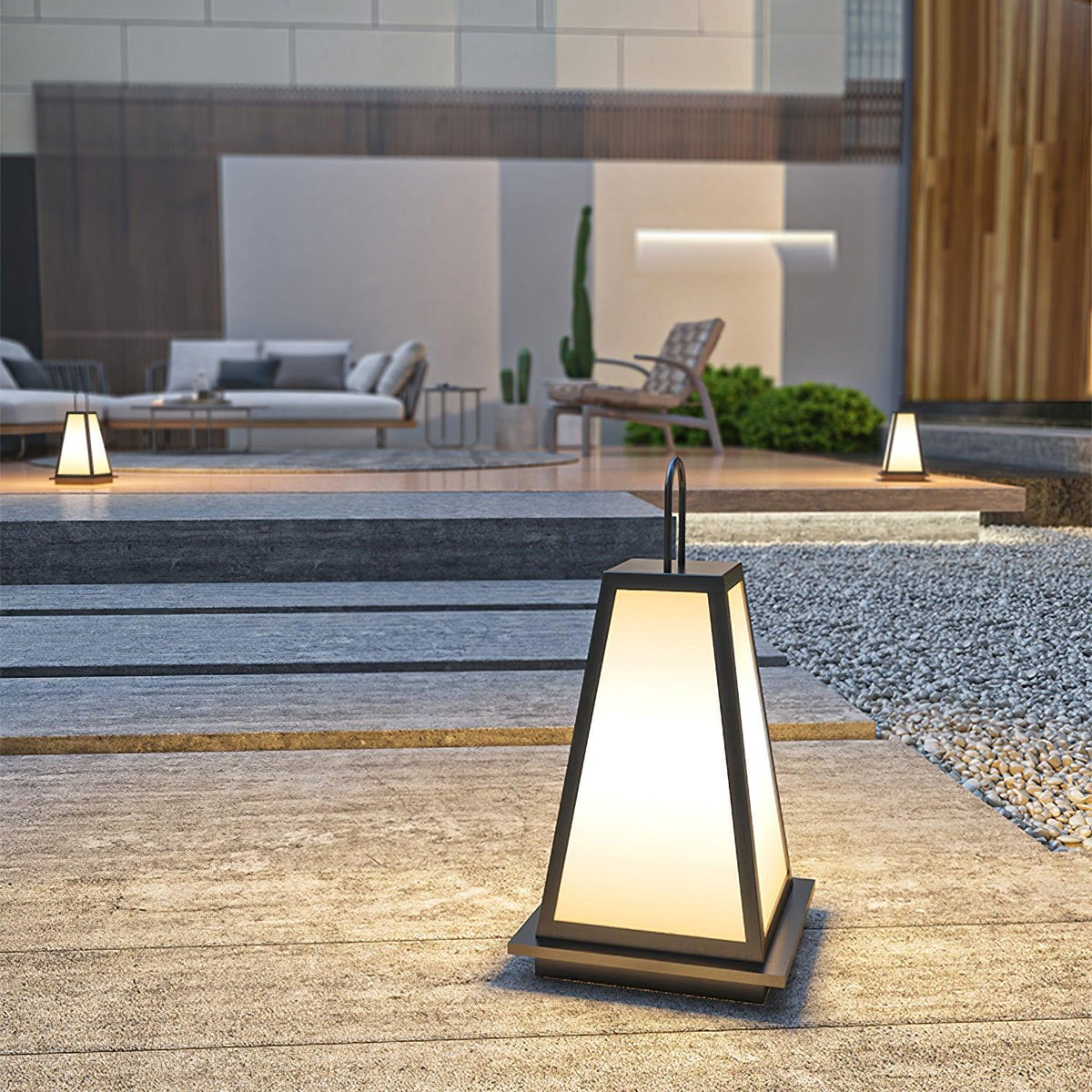 Cilo minimalistyczna zewnętrzna lampa stojąca