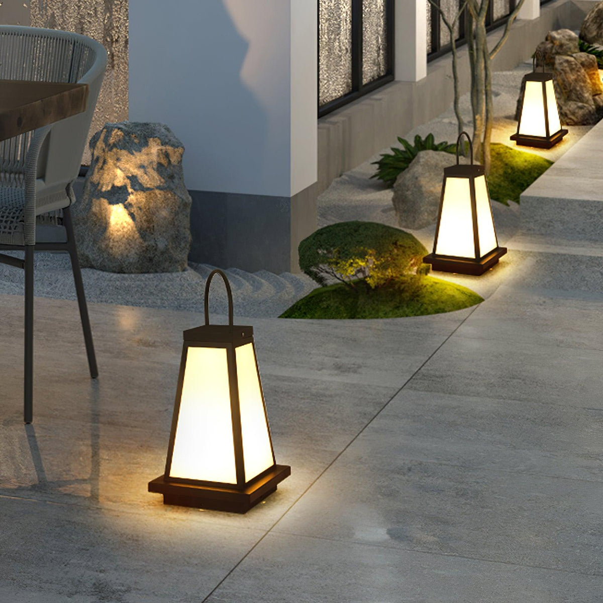 Cilo minimalistyczna zewnętrzna lampa stojąca