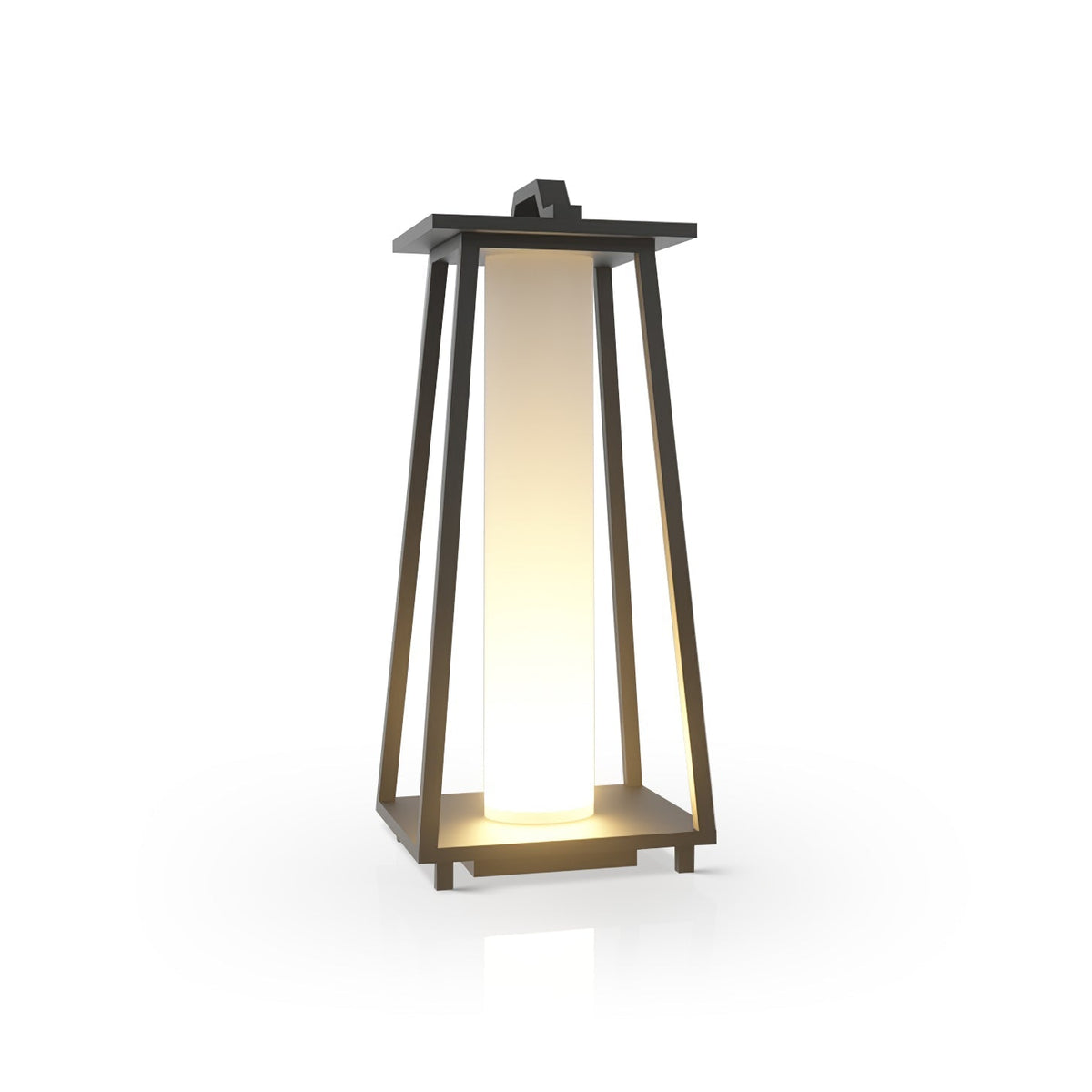 Syphae zewnętrzna przenośna lampa ogrodowa w kształcie trapezu