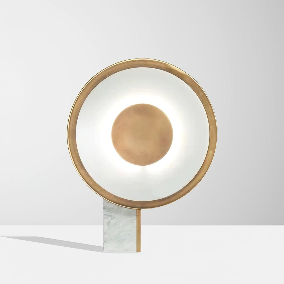 Tessain minimalistyczna lampa stołowa z marmuru