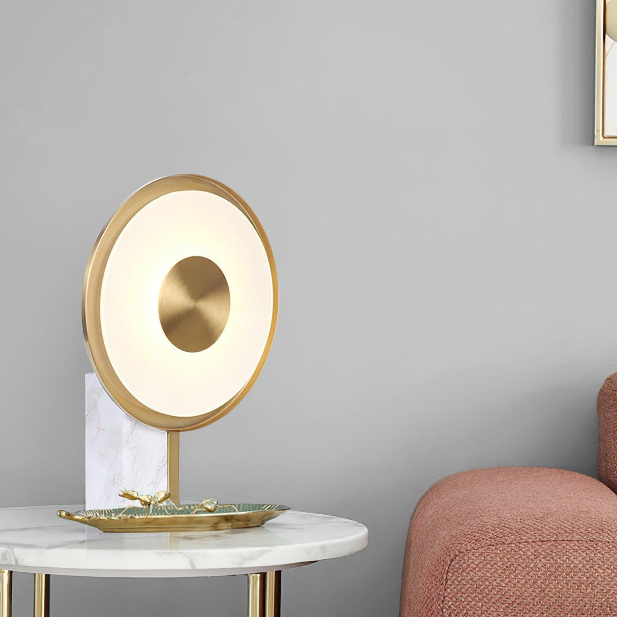 Tessain minimalistyczna lampa stołowa z marmuru