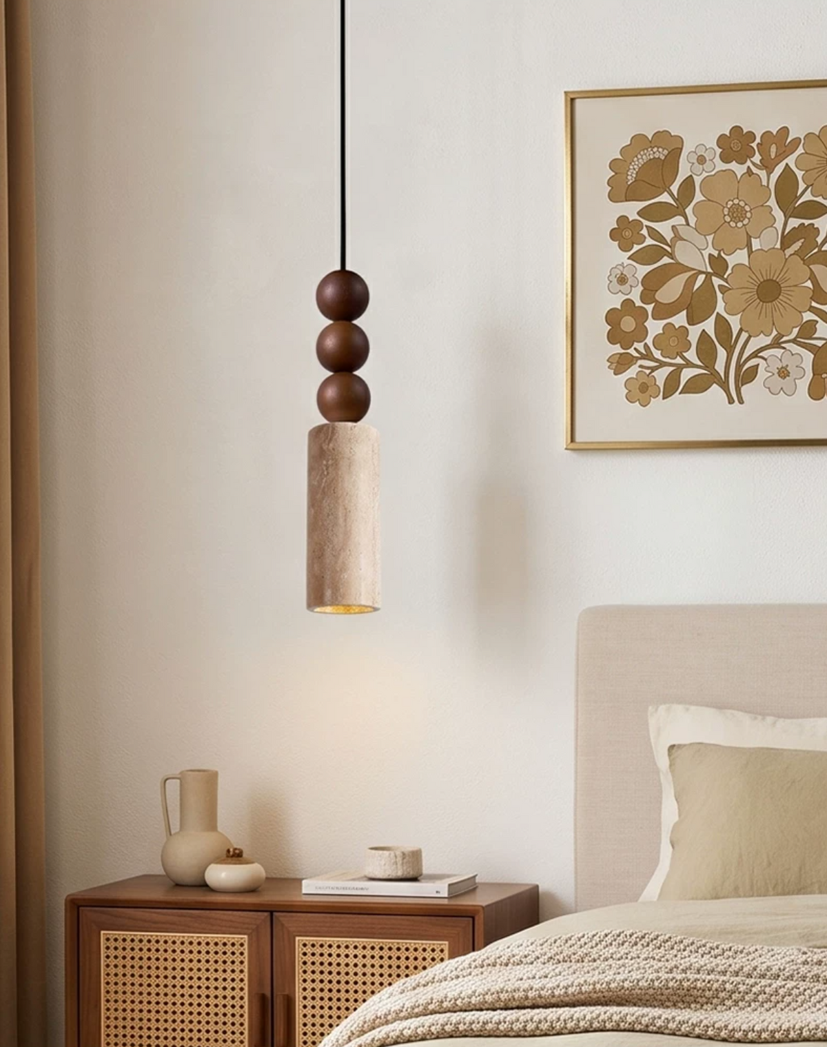 Greshwick Lampa Wisząca Koralikowa