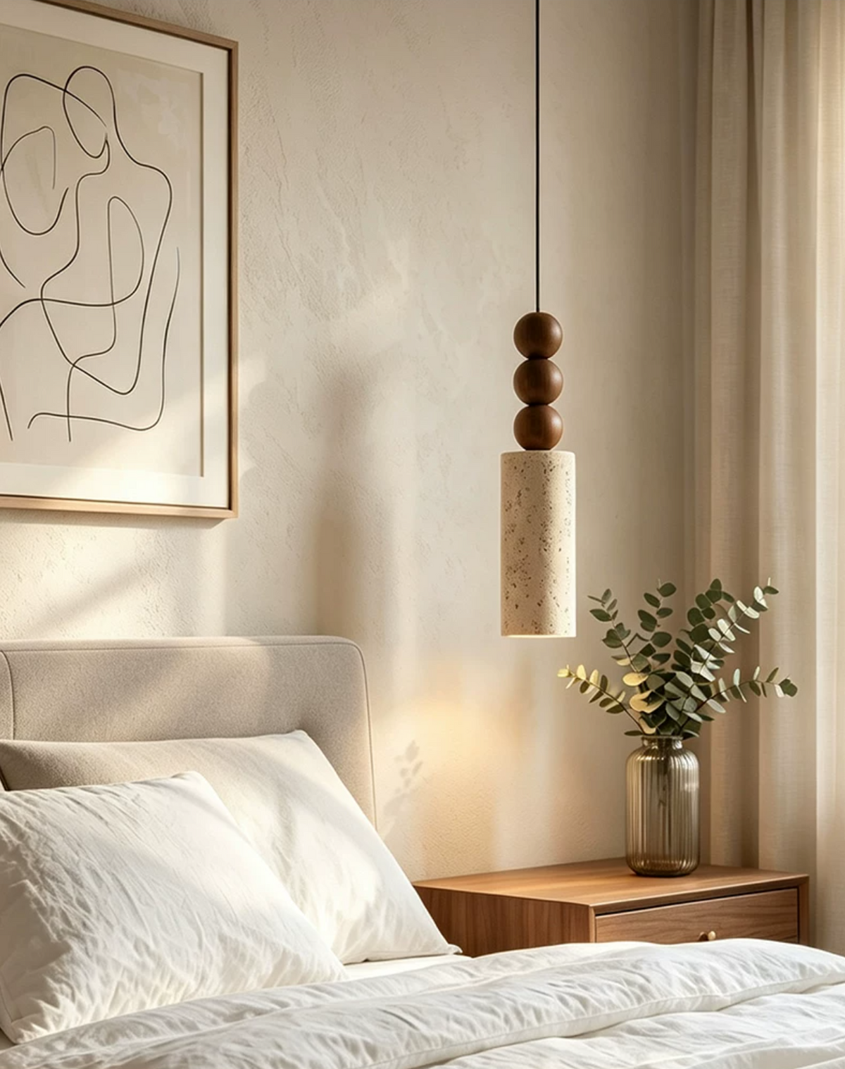 Greshwick Lampa Wisząca Koralikowa