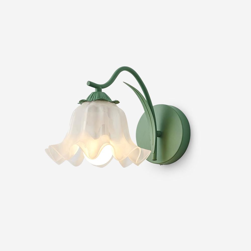 Kinkiet Botanical Whimsy Lily ze sztyftu zielonego