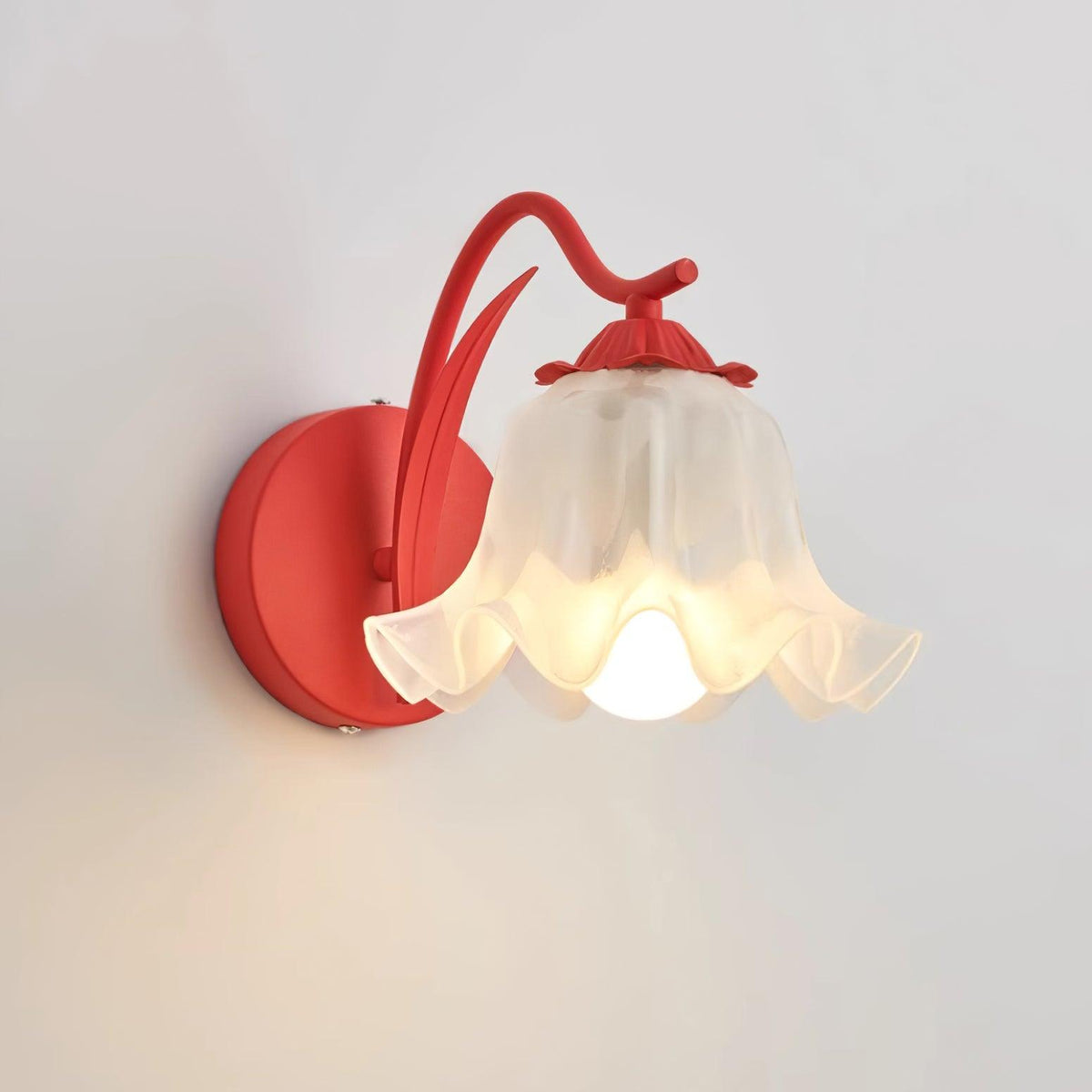 Kinkiet Botanical Whimsy Lily ze sztyftu zielonego