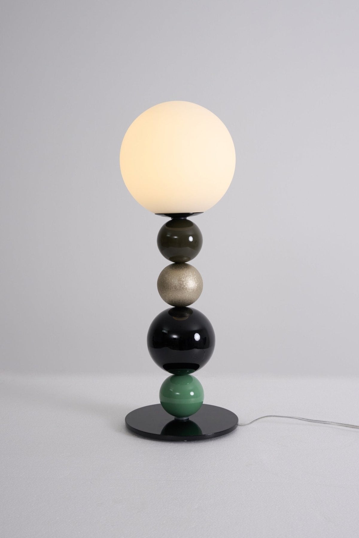 Orbital Balls lampa stołowa ze szkła