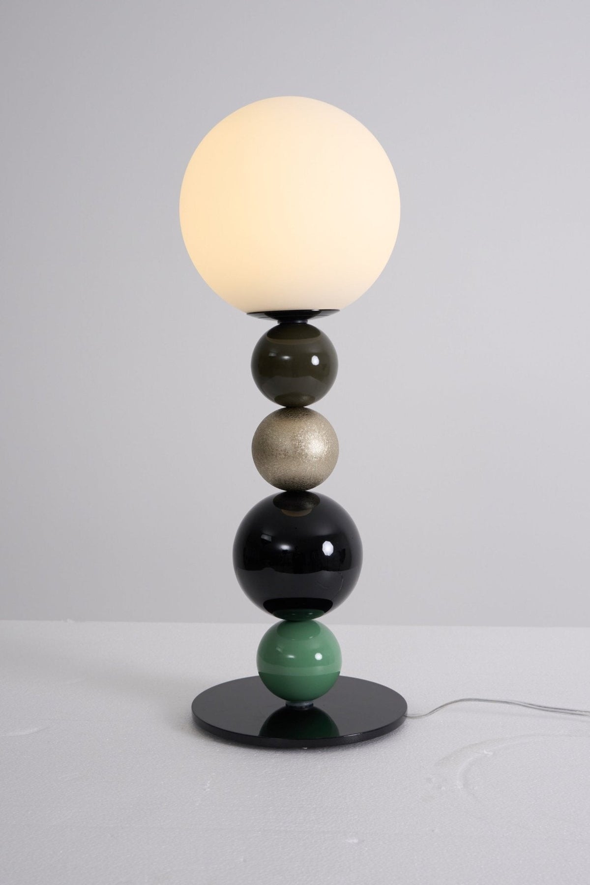 Orbital Balls lampa stołowa ze szkła