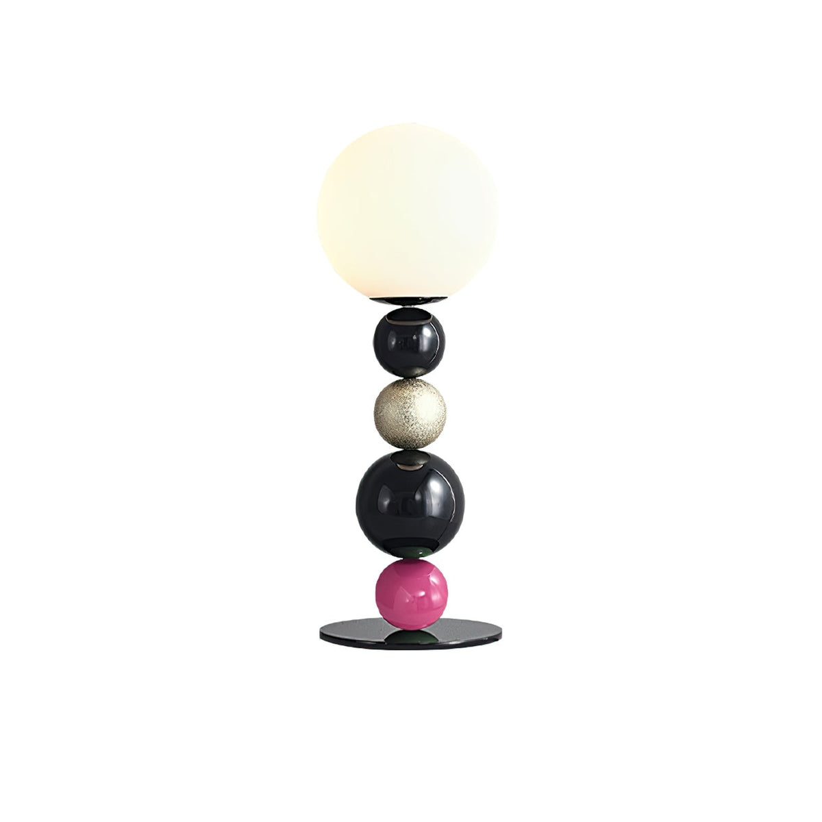 Orbital Balls lampa stołowa ze szkła