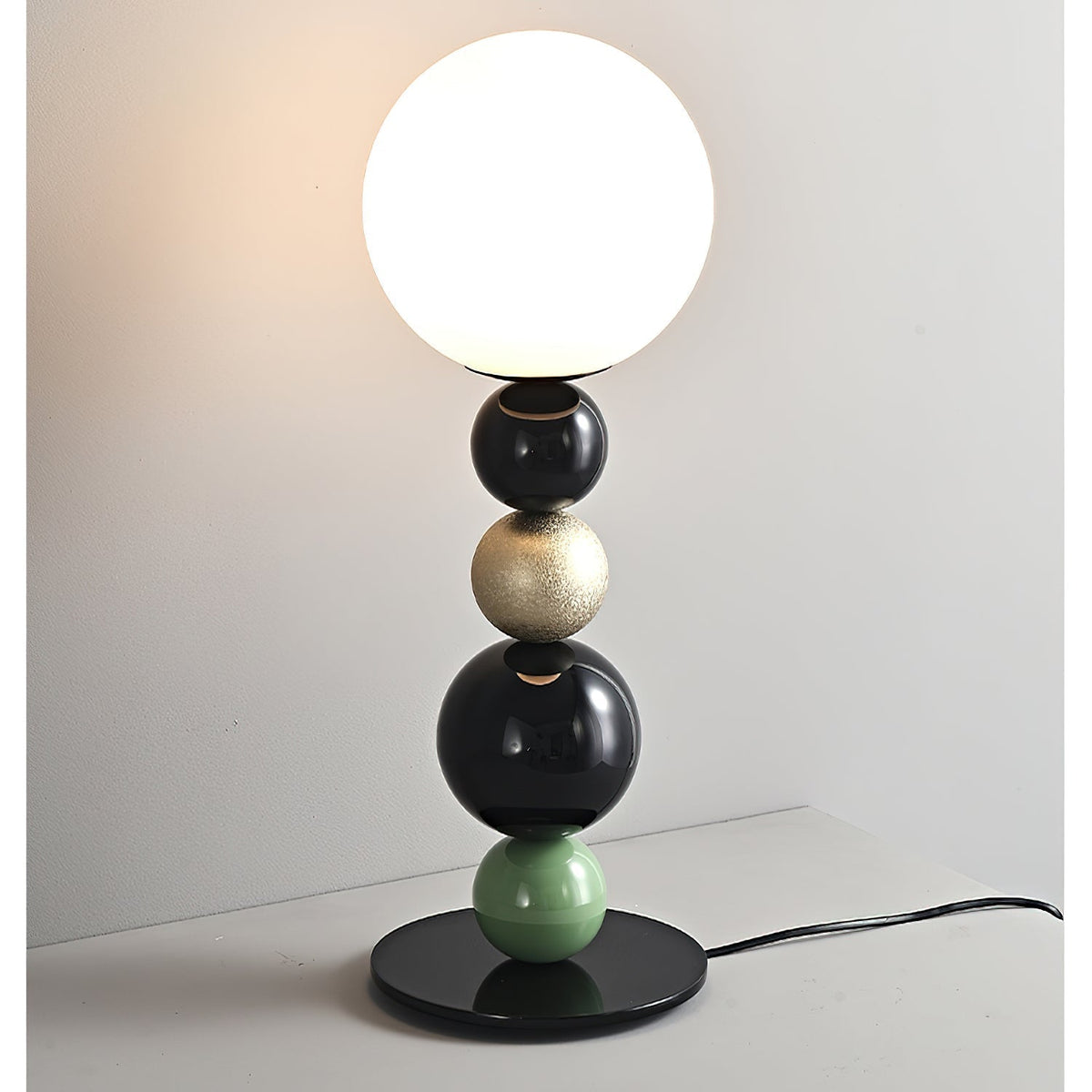 Orbital Balls lampa stołowa ze szkła