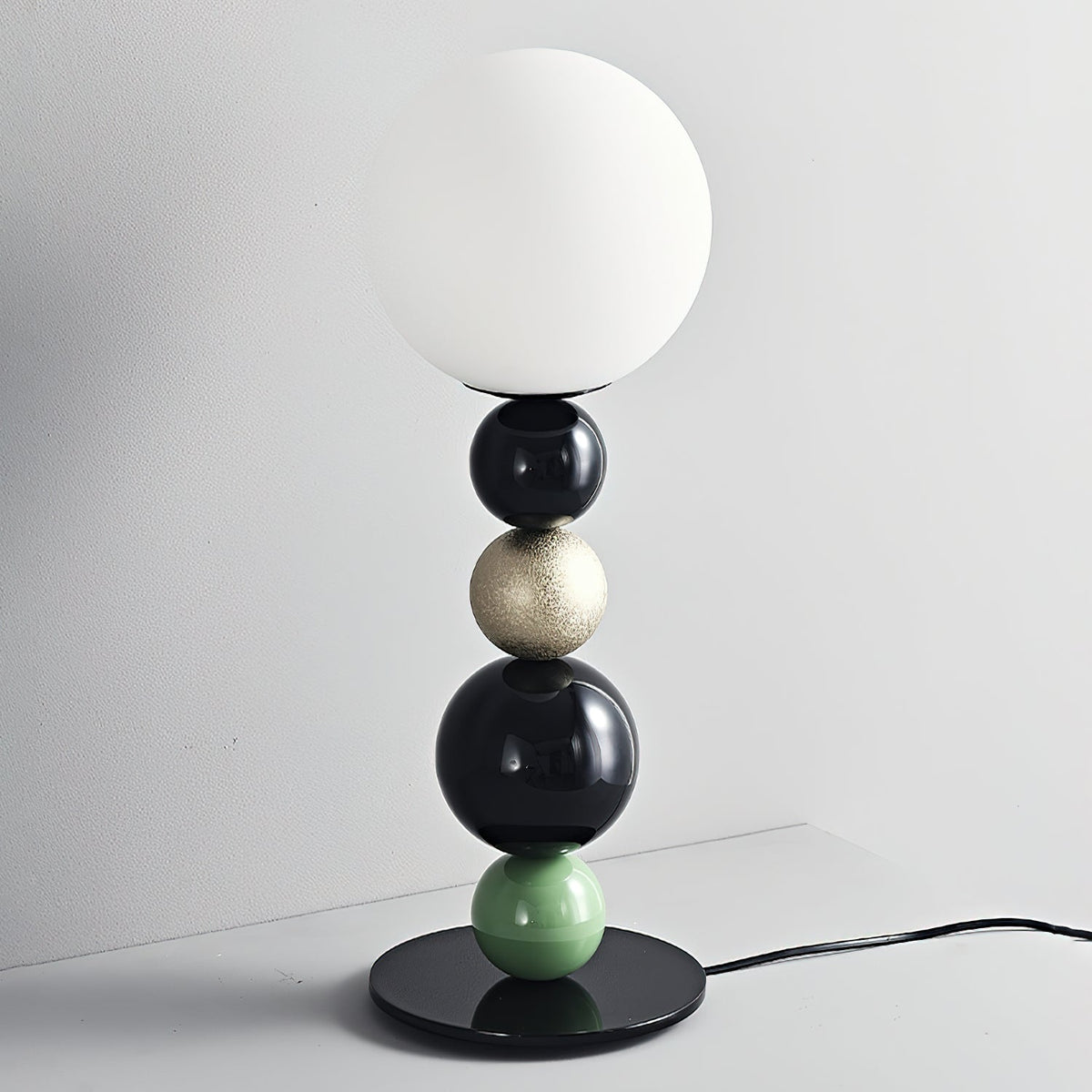 Orbital Balls lampa stołowa ze szkła