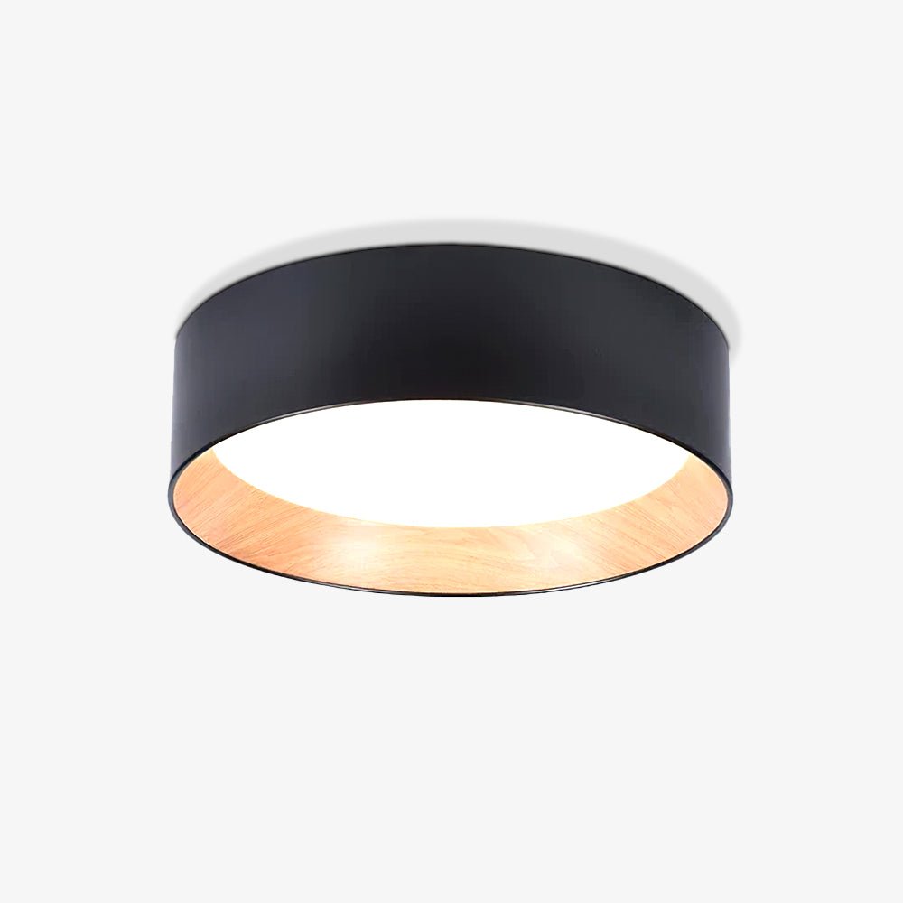 Cirarena nowoczesna minimalistyczna okrągła lampa sufitowa