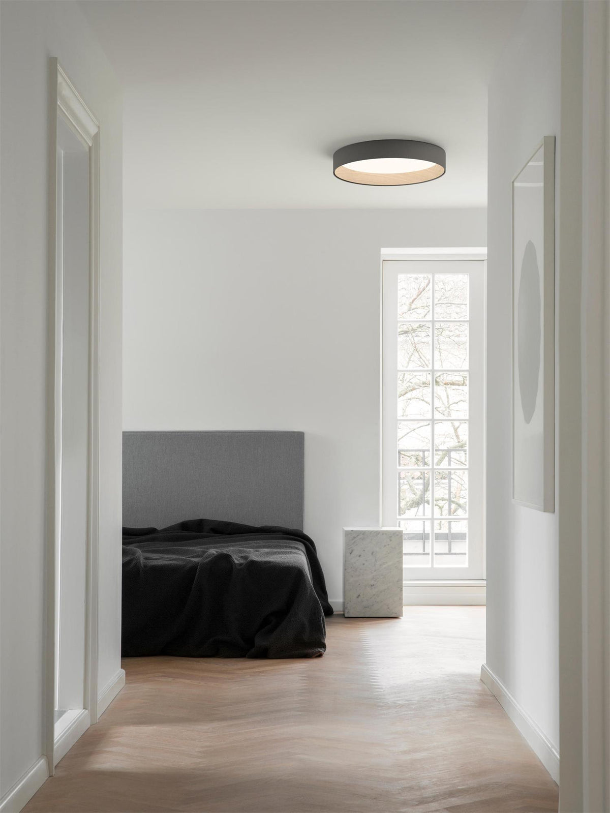 Cirarena nowoczesna minimalistyczna okrągła lampa sufitowa