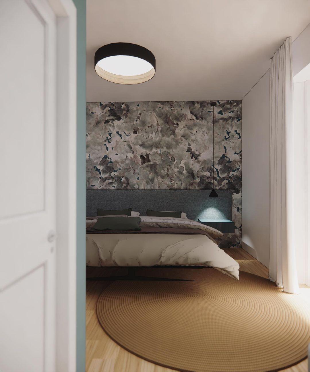 Cirarena nowoczesna minimalistyczna okrągła lampa sufitowa