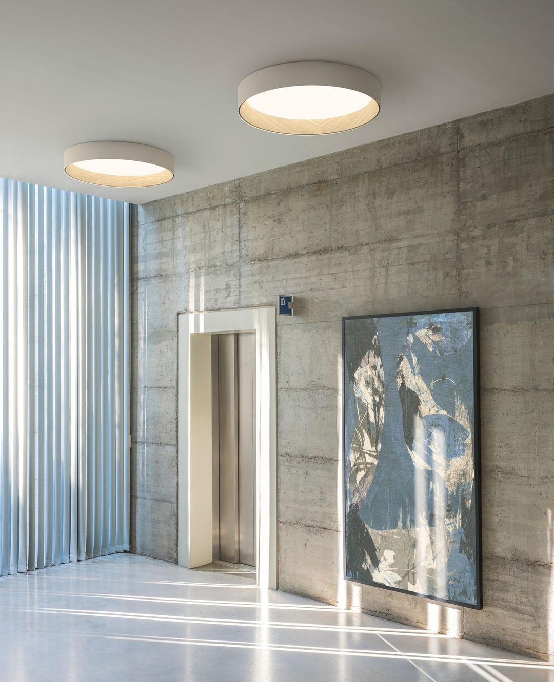 Cirarena nowoczesna minimalistyczna okrągła lampa sufitowa