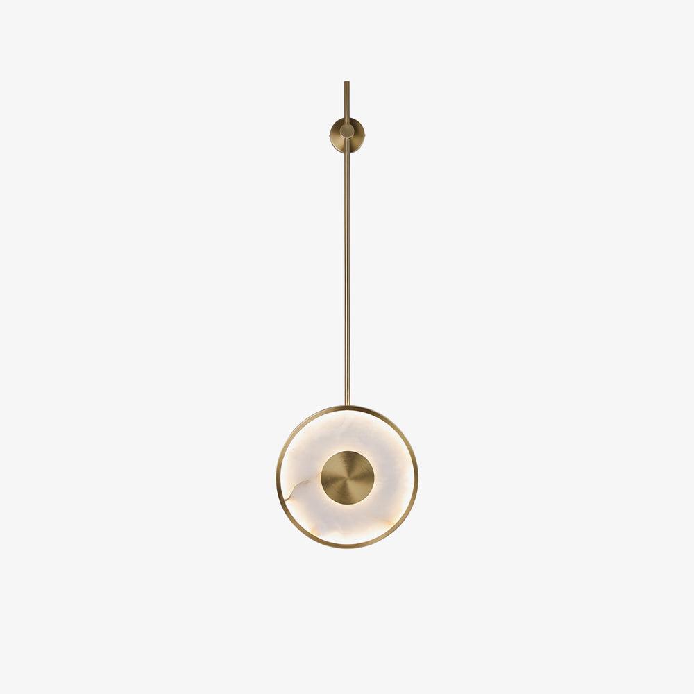 Nivirina minimalistyczna lampa wisząca ze szkła alabastrowego