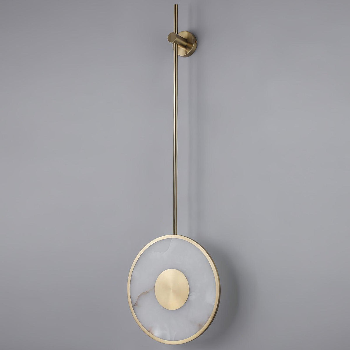 Nivirina minimalistyczna lampa wisząca ze szkła alabastrowego